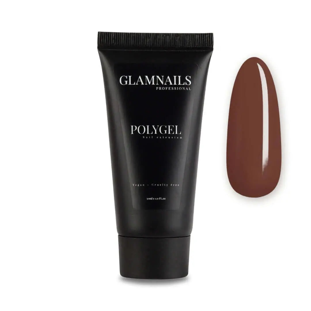 Glamnailsprofessional polygel Chocolate Mousse