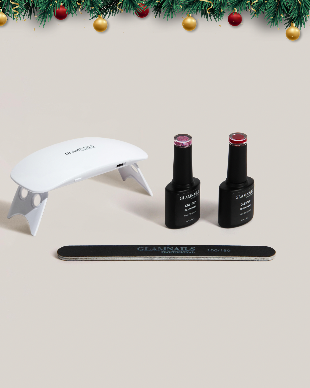 Glamnailsprofessional Gezondheid & beauty > Nagelverzorging > Nagelgel XMAS | 3-in-1 One Step Gellak Starterset | 1+1 Gratis Kleuren